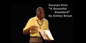 video of ashley reading beauiful blackbird